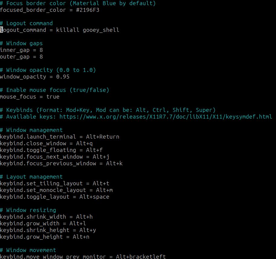 Customizable interface